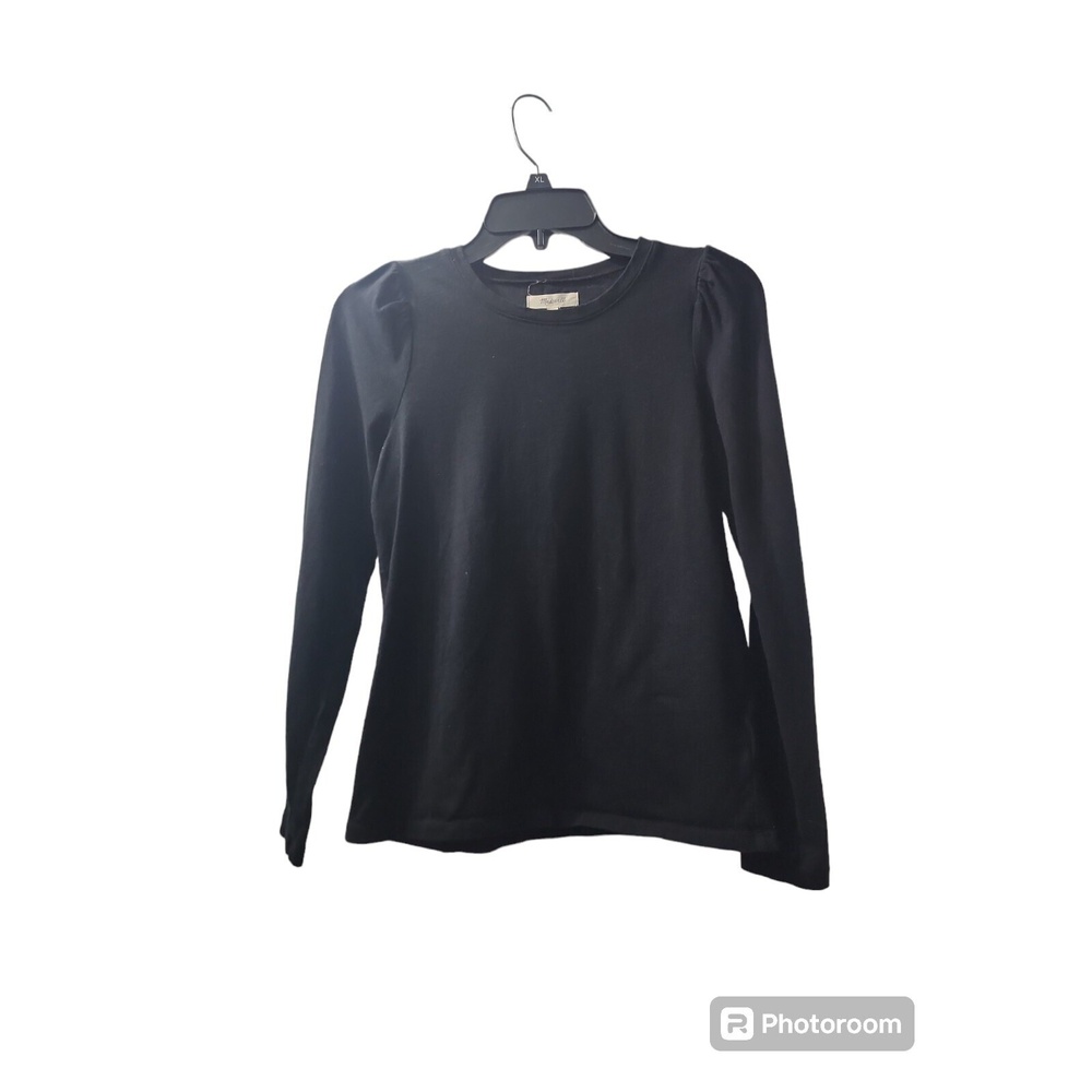 Madewell XS Long Sleeve Tee Black